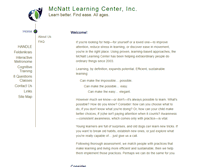 Tablet Screenshot of mcnattlearningcenter.com